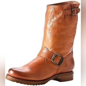 Frye Veronica Shortie Slouch Boot In Whiskey
